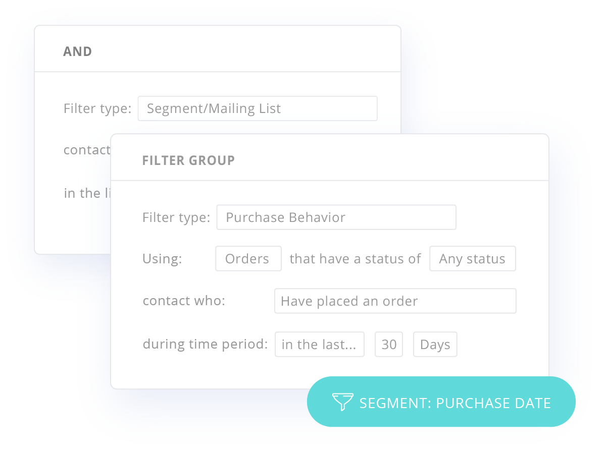 Send emails and filter contacts based on lifetime activity