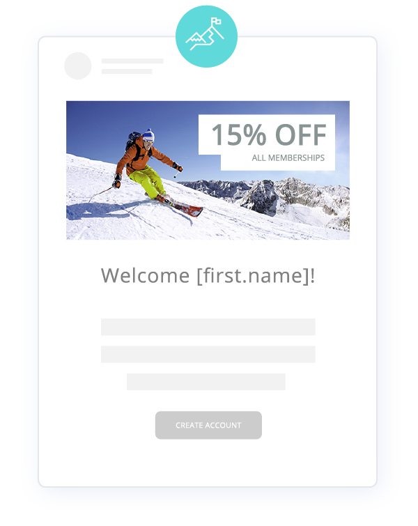 personalize skiing visual