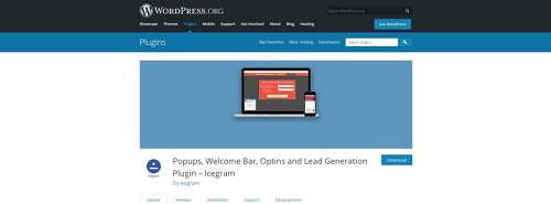 Icegram Popup Plugin