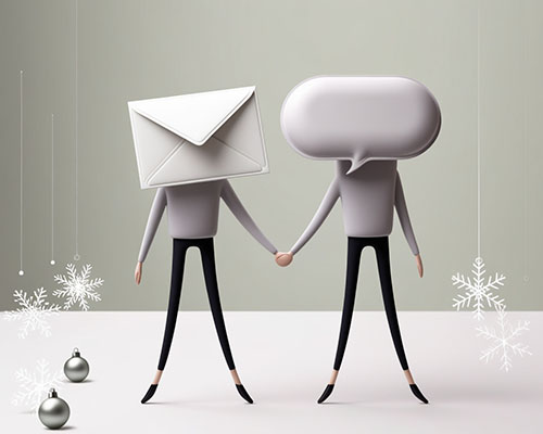 Email and SMS in holiday season